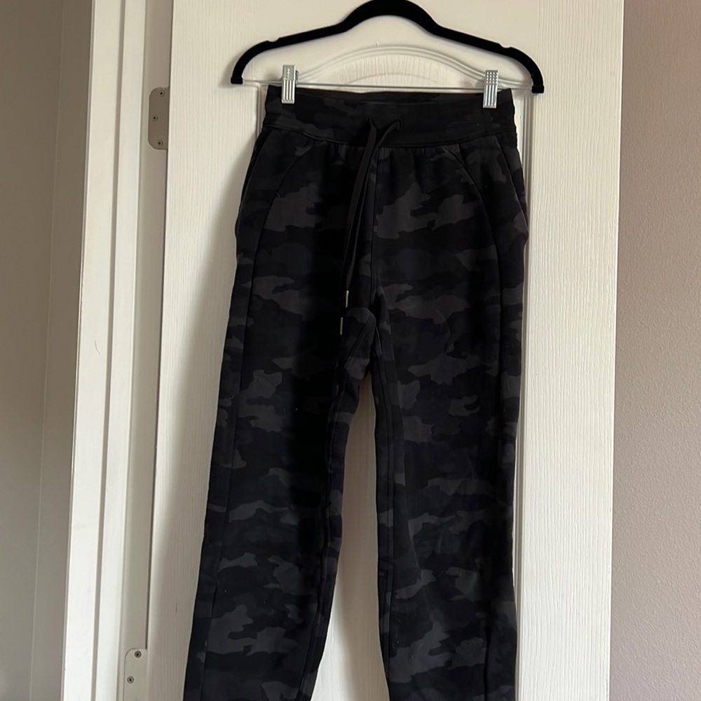 Lululemon Black Camo Joggers